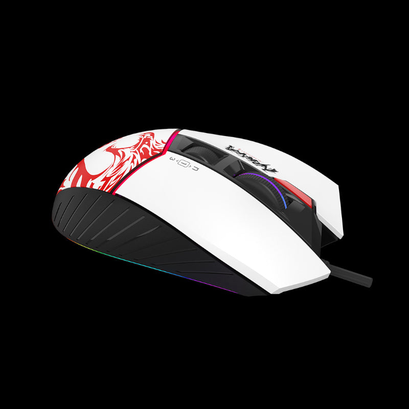 W95 Max Naraka 12000 CPI Ultra Core 3 & 4 Activated Extra Fire RGB Gaming Wired Mouse