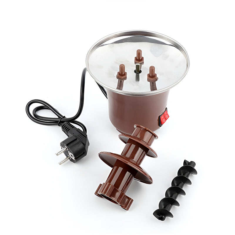 BD-017 Electric 3-Tier Mini Chocolate Fondue Fountain —An Elegant Addition to Your Dessert Table