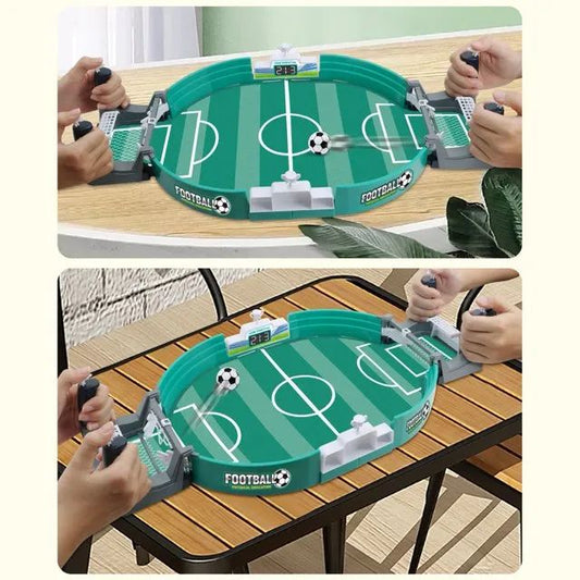 Mini Tabletop Football Game Set Soccer Table Competition Sports Games Tabletop Games Toys Board Game for Family Game Match Game Board Match Game Two Player Game Finger Sports Football Party Board Games Interactive Board Toys