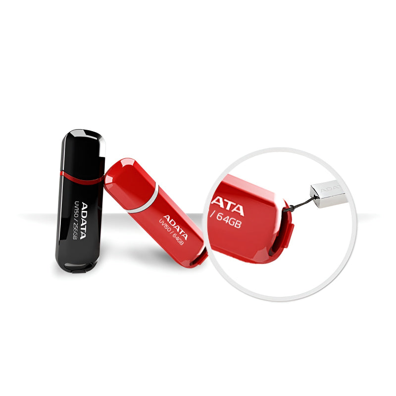 Adata UV 150 USB 3.2 Flash Drive with 32GB, 64GB and 128GB Capacity