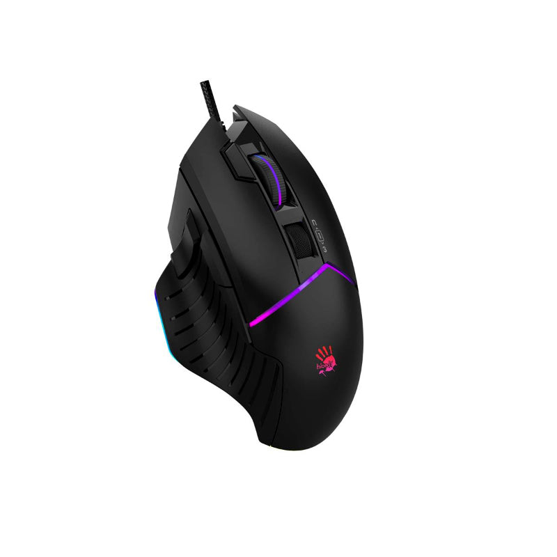 W95 Max Naraka 12000 CPI Ultra Core 3 & 4 Activated Extra Fire RGB Gaming Wired Mouse